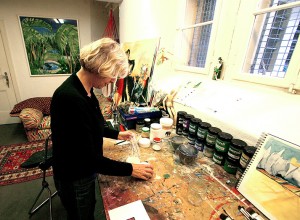 Anne Wirtz in ihrem Atelier